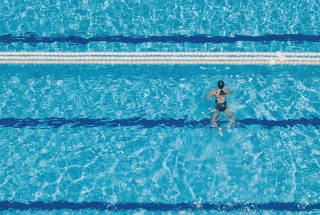 Half Olympic Size Swimming Pool